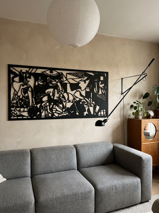 Cuadro para Salón: Silueta Guernica de Picasso
