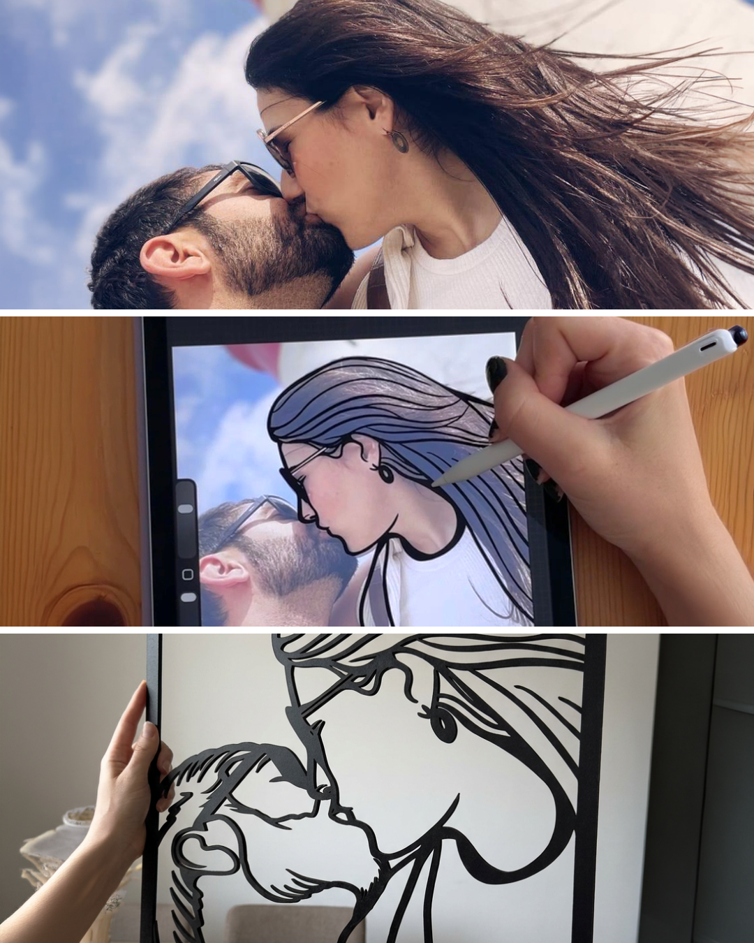 CUADRO DE SILUETA PERSONALIZADO