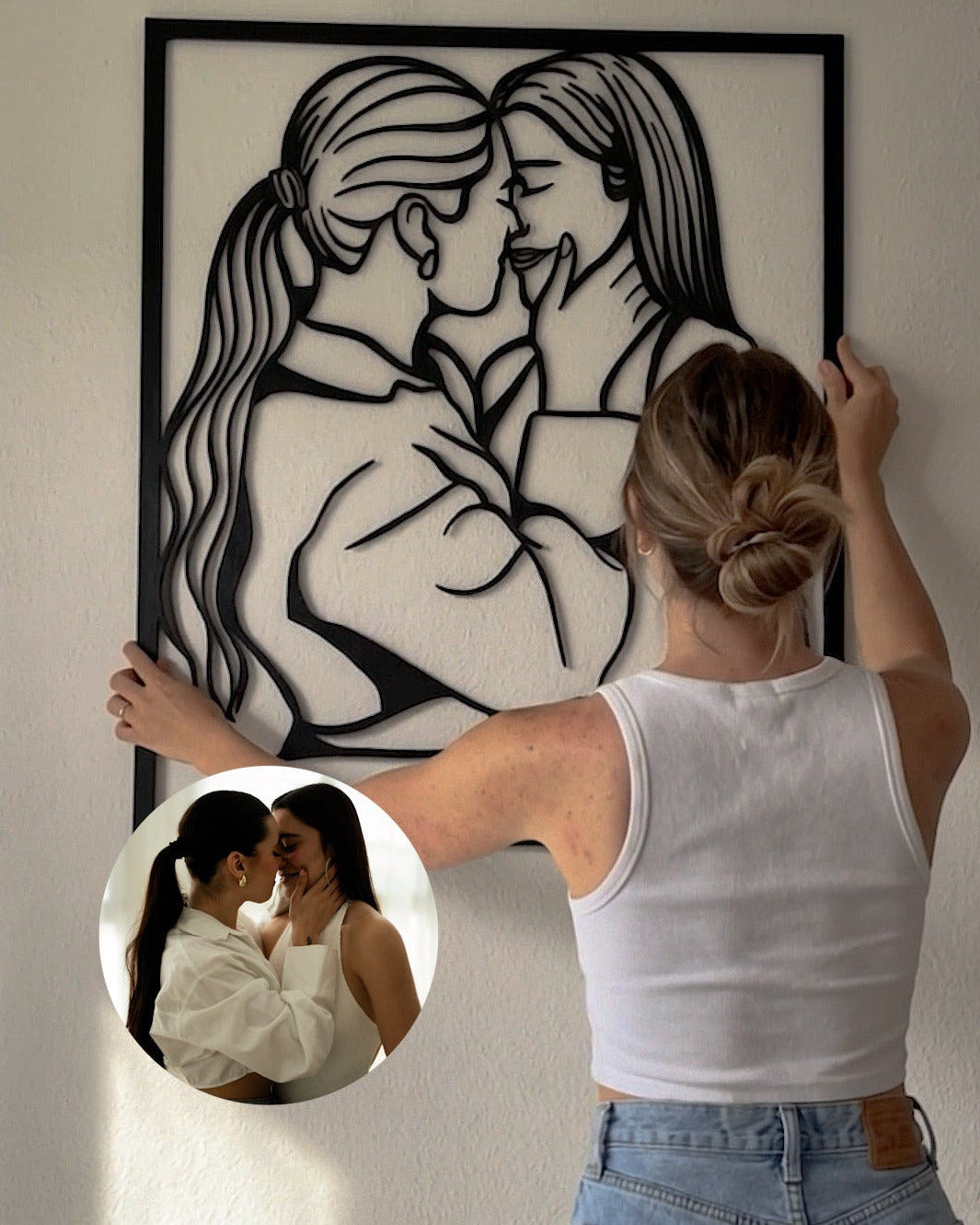 CUADRO DE SILUETA PERSONALIZADO