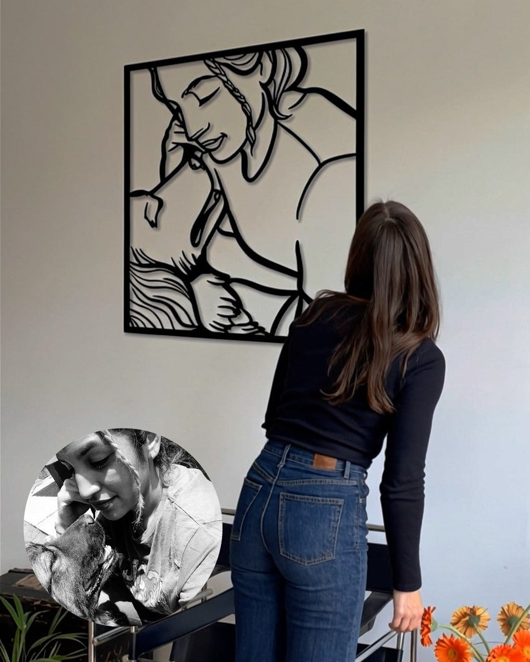 CUADRO DE SILUETA PERSONALIZADO