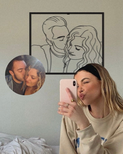 CUADRO DE SILUETA PERSONALIZADO