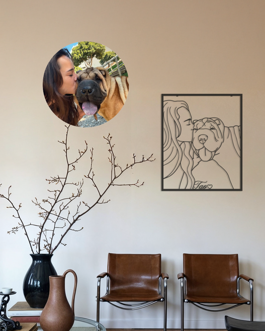 CUADRO DE SILUETA PERSONALIZADO